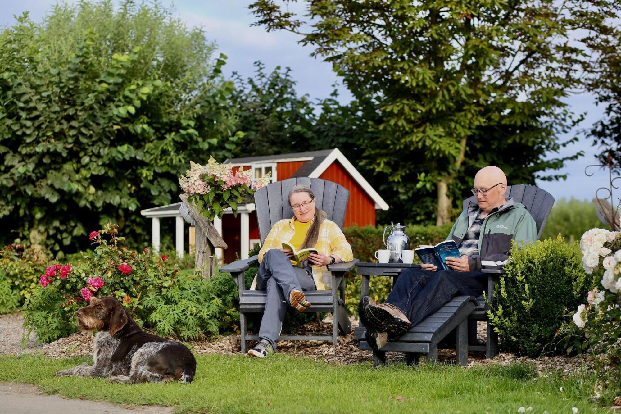 Nordsee Bauernhof Familie Wulff Fewo "Suedfall" Reußenköge Buitenkant foto